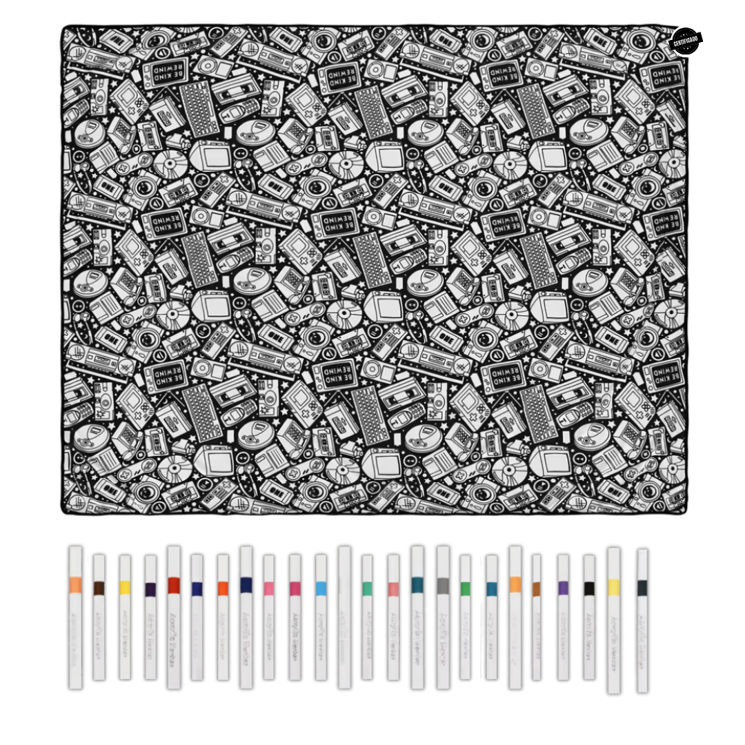 Manta para Colorear Lavable